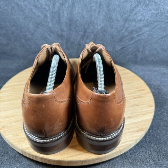 Cole Haan‎ Men's Warren Wing Tip Oxford Style C20322 British Tan Size 10.5 - Picture 4 of 8